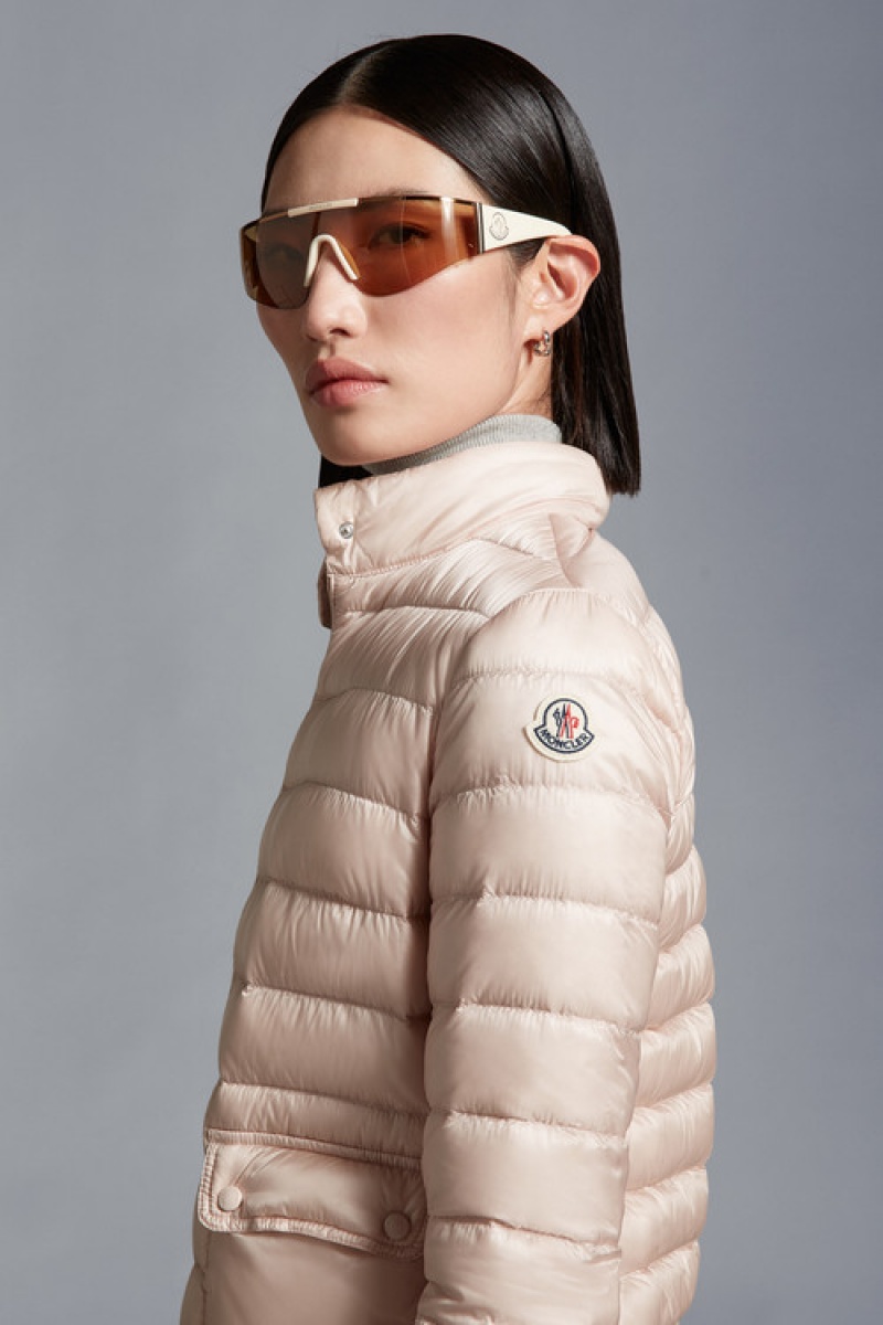 Chamarra Moncler Lans Mujer Rosas Claro | VURE-01726