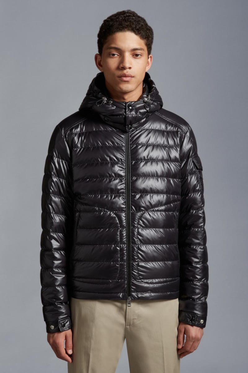 Chamarra Moncler Lauros Hombre Negros | AIVC-68129