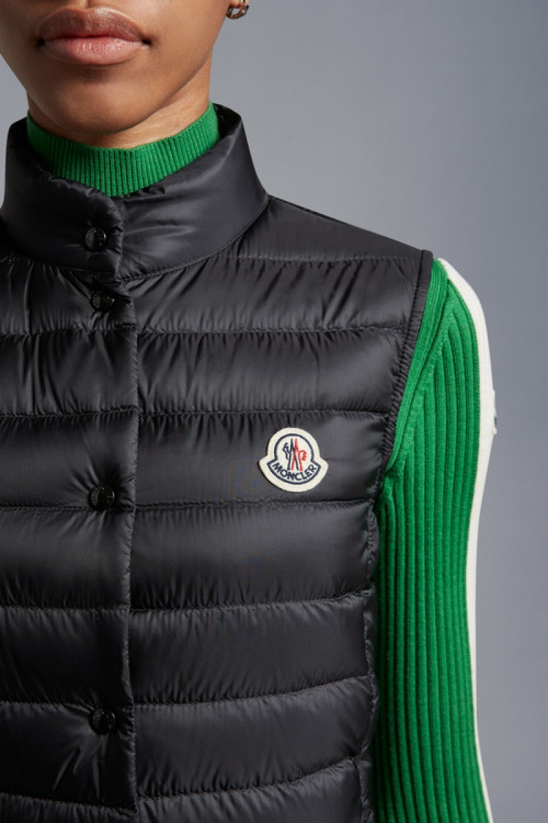 Chamarra Moncler Liane Mujer Negros | JMWR-13695