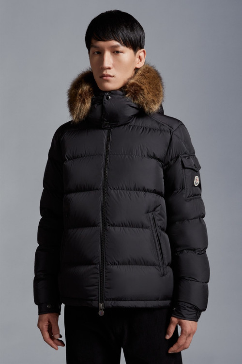 Chamarra Moncler Mayaf Hombre Negros | ISXA-41907