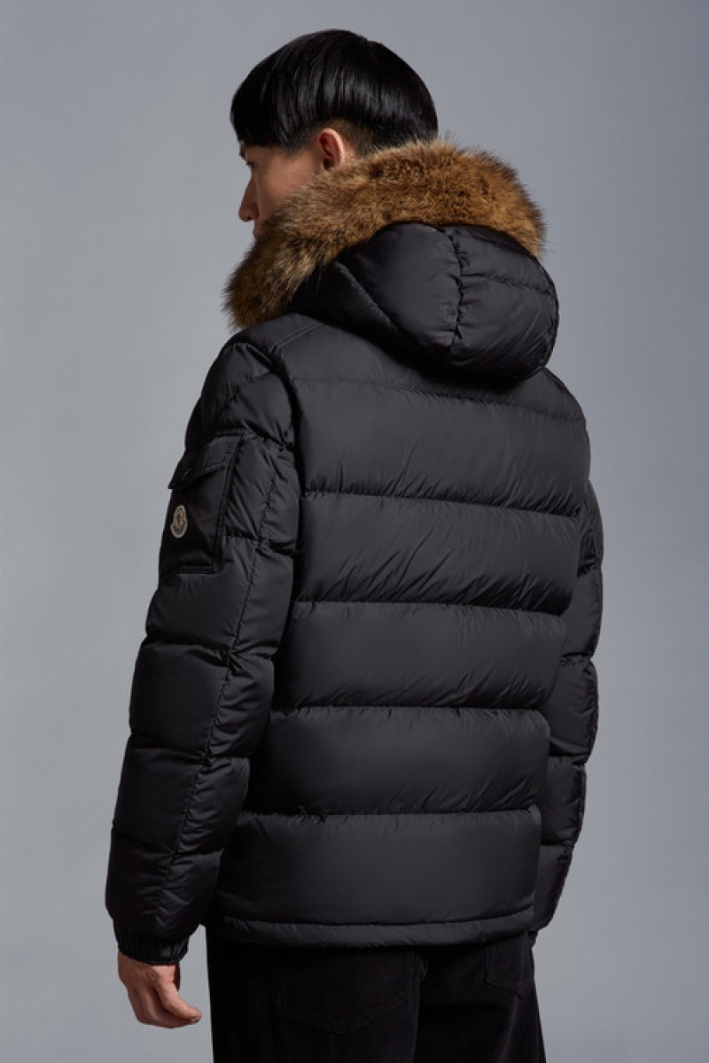 Chamarra Moncler Mayaf Hombre Negros | ISXA-41907