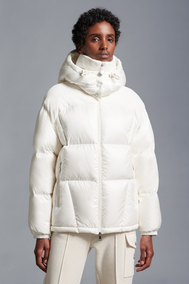 Chamarra Moncler Meandre Mujer Blancos | RXLV-09371