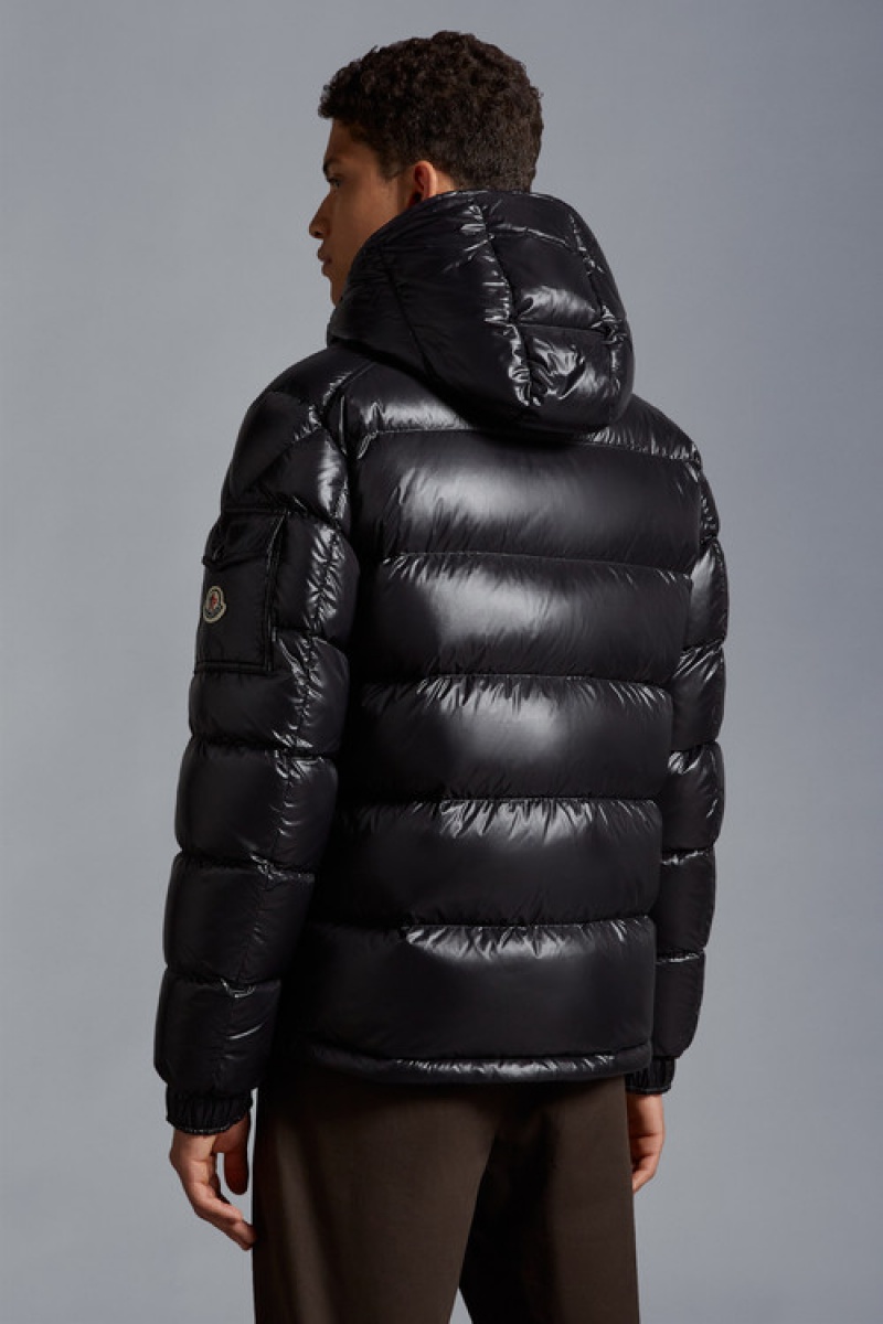 Chamarra Moncler Moncler Maya Hombre Negros | NDRH-84510