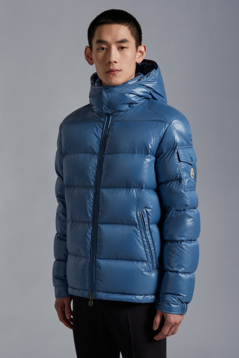 Chamarra Moncler Moncler Maya Hombre Azules | TYSQ-18263