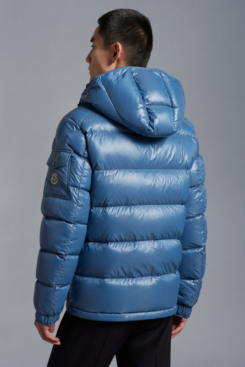 Chamarra Moncler Moncler Maya Hombre Azules | TYSQ-18263