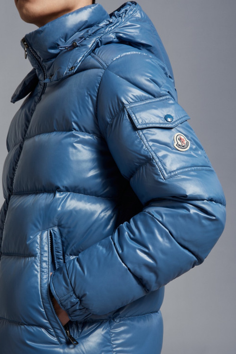 Chamarra Moncler Moncler Maya Hombre Azules | TYSQ-18263