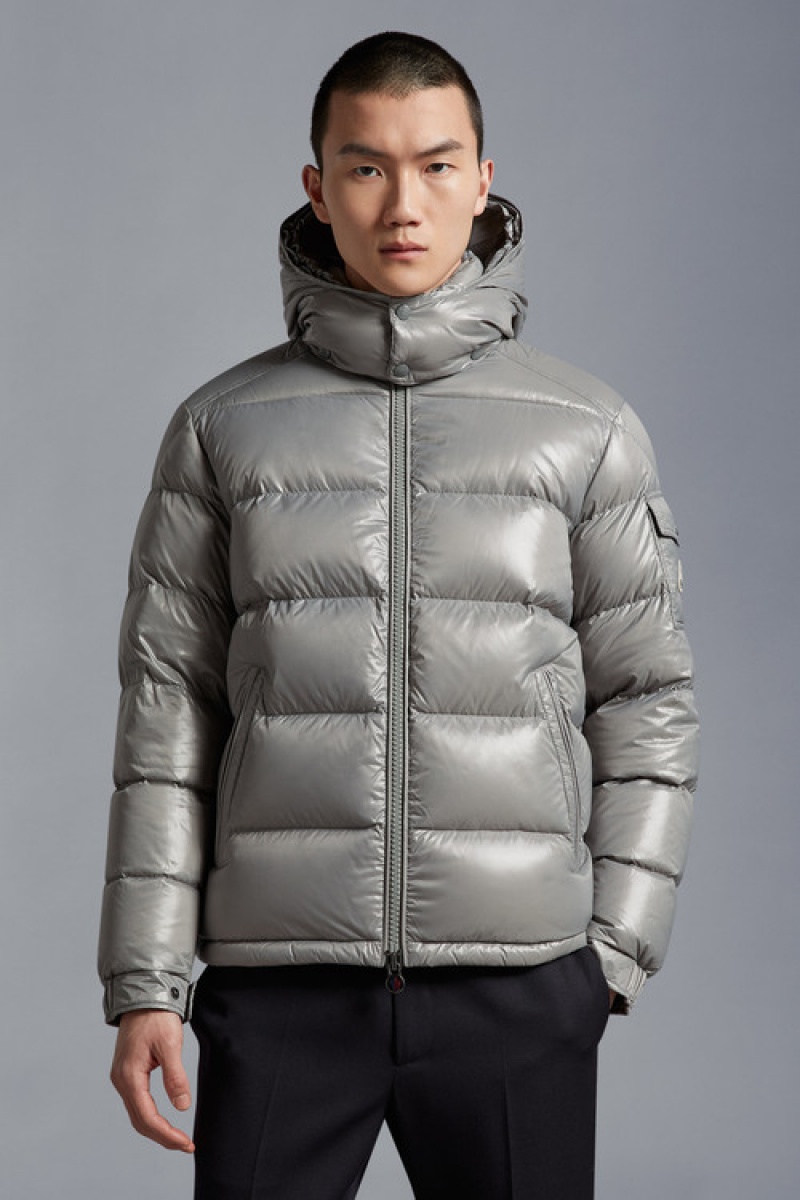 Chamarra Moncler Moncler Maya Hombre Grises | KXQU-87240