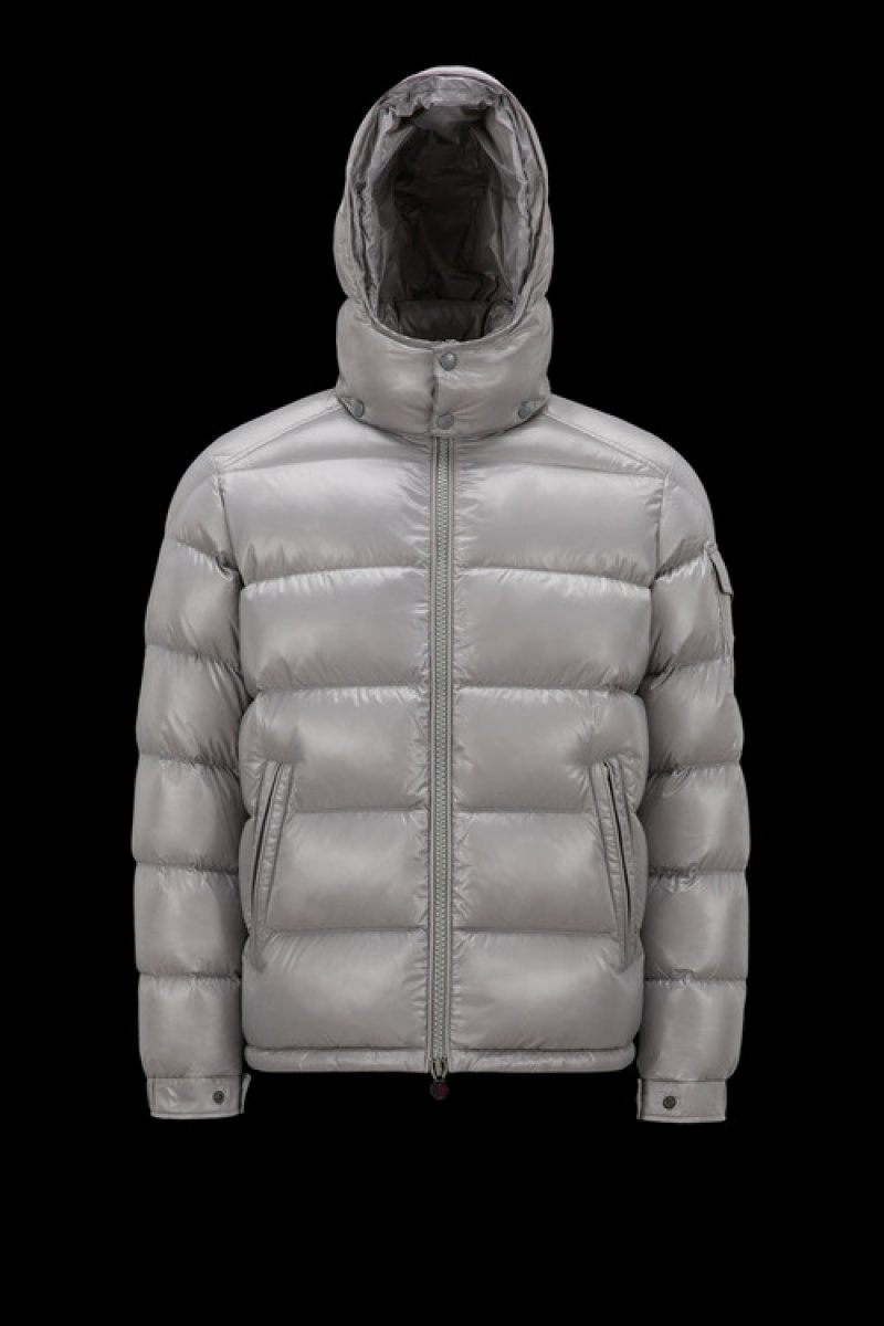 Chamarra Moncler Moncler Maya Hombre Grises | KXQU-87240