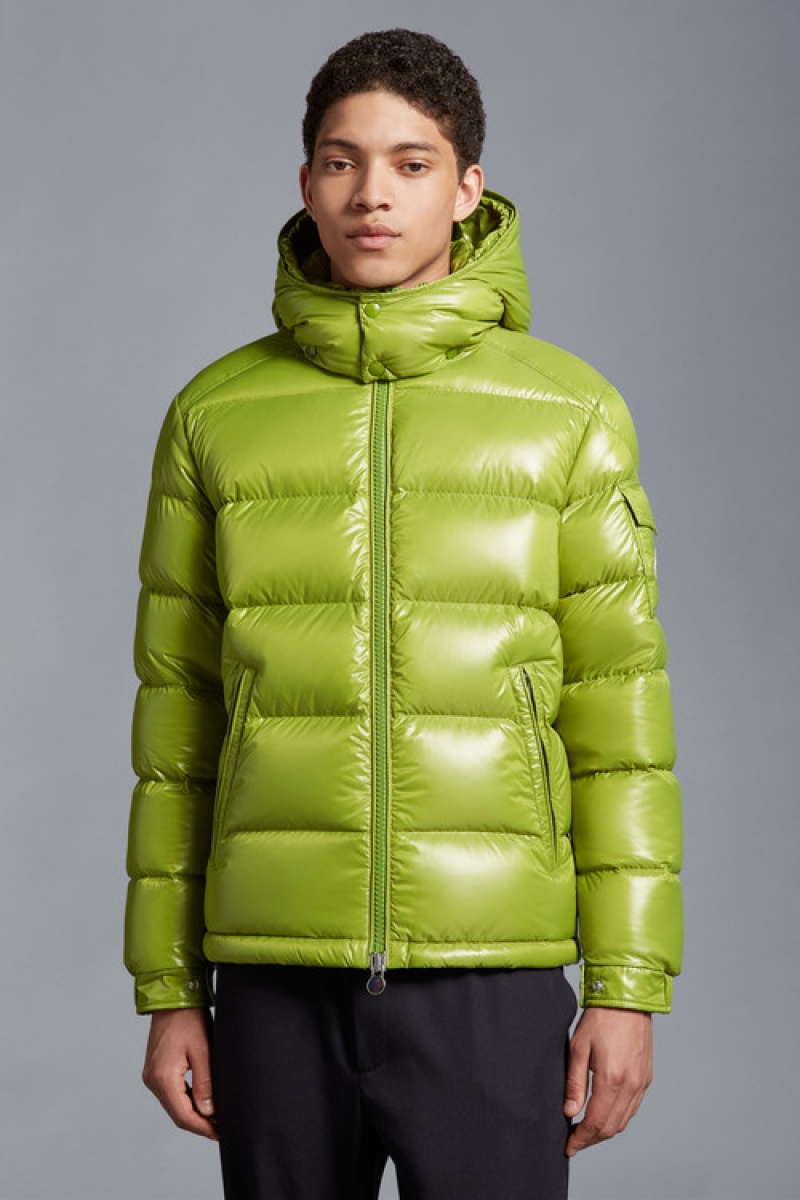 Chamarra Moncler Moncler Maya Hombre Verdes | ZJMF-37064