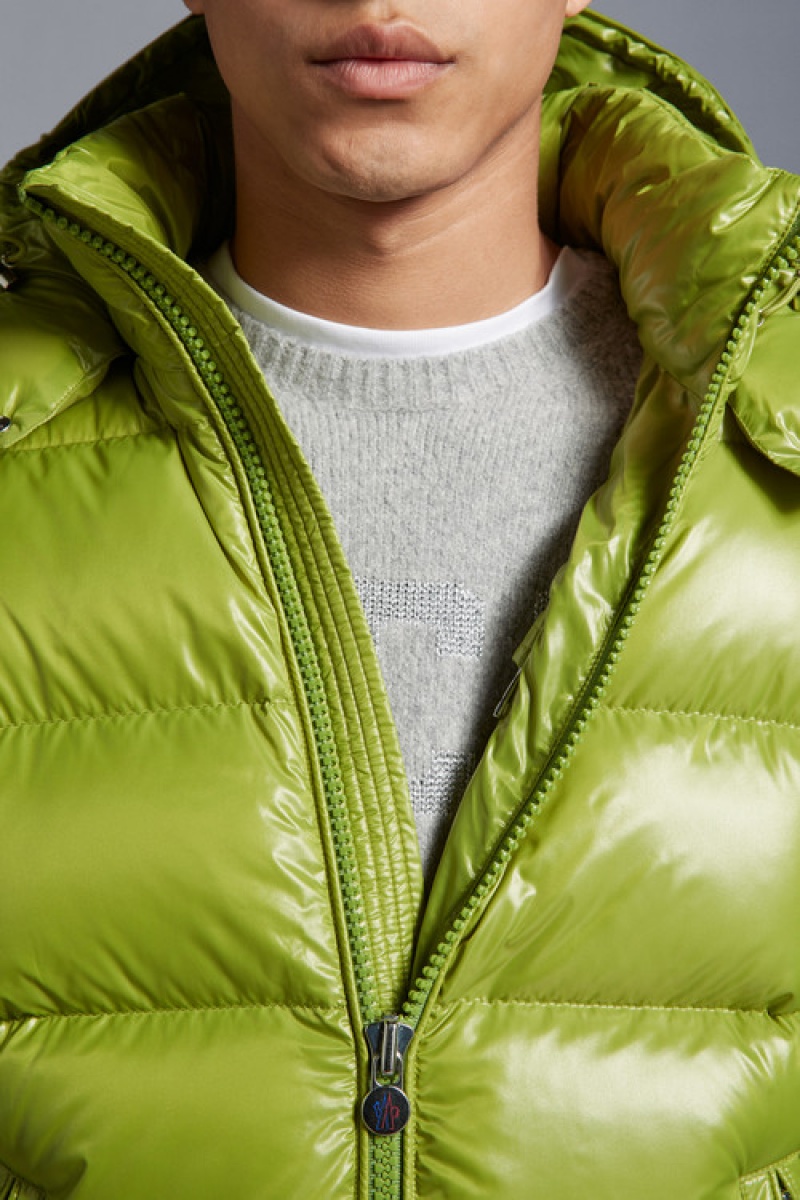 Chamarra Moncler Moncler Maya Hombre Verdes | ZJMF-37064