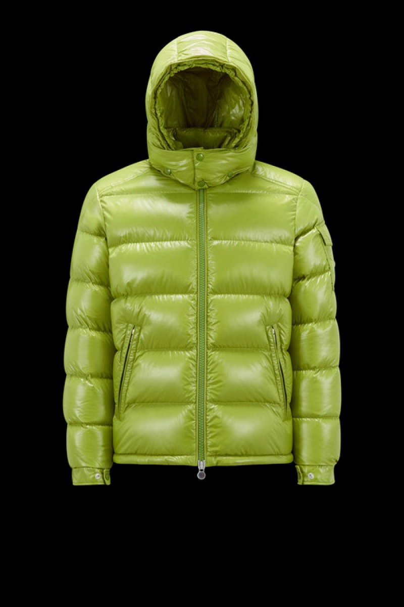 Chamarra Moncler Moncler Maya Hombre Verdes | ZJMF-37064