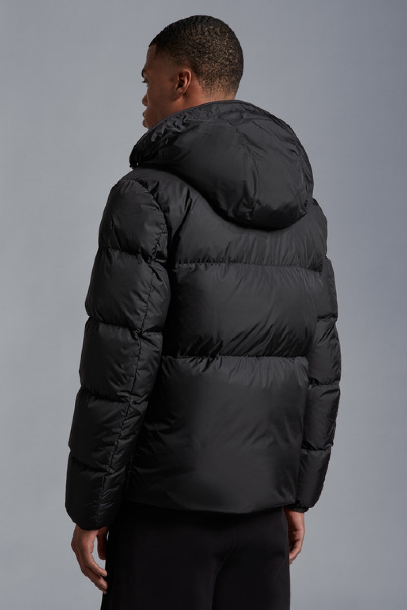 Chamarra Moncler Montcla Hombre Negros | OLHA-58471