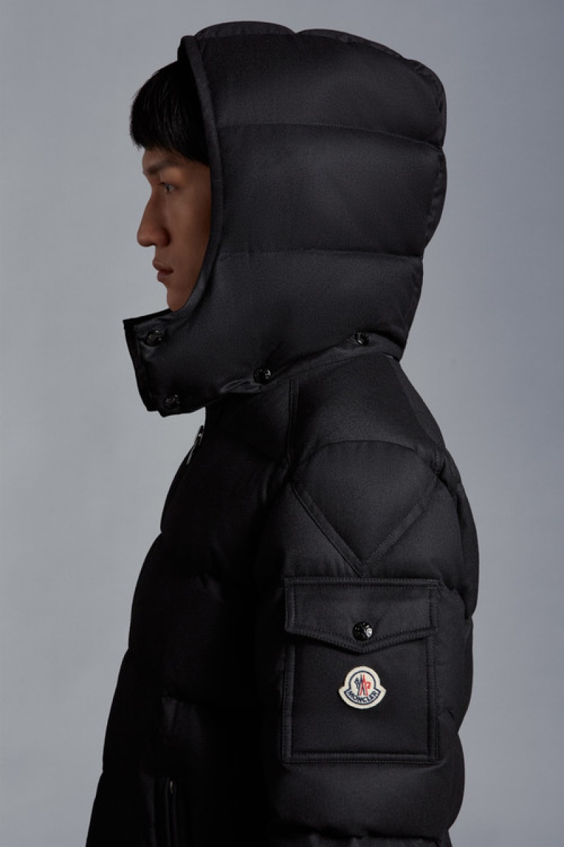 Chamarra Moncler Montgenevre Hombre Negros | INYG-24851