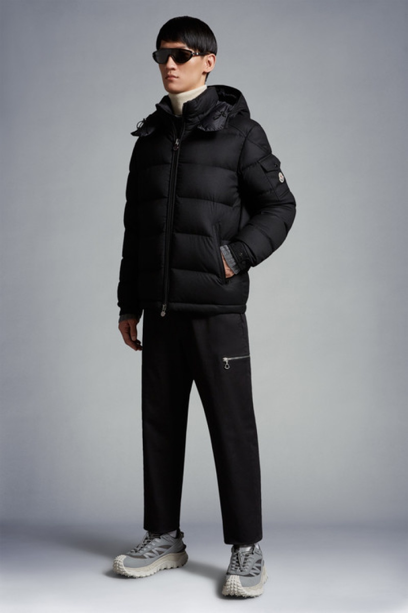 Chamarra Moncler Montgenevre Hombre Negros | INYG-24851