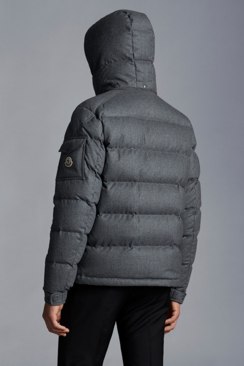 Chamarra Moncler Montgenevre Hombre Grises | GBYD-49125