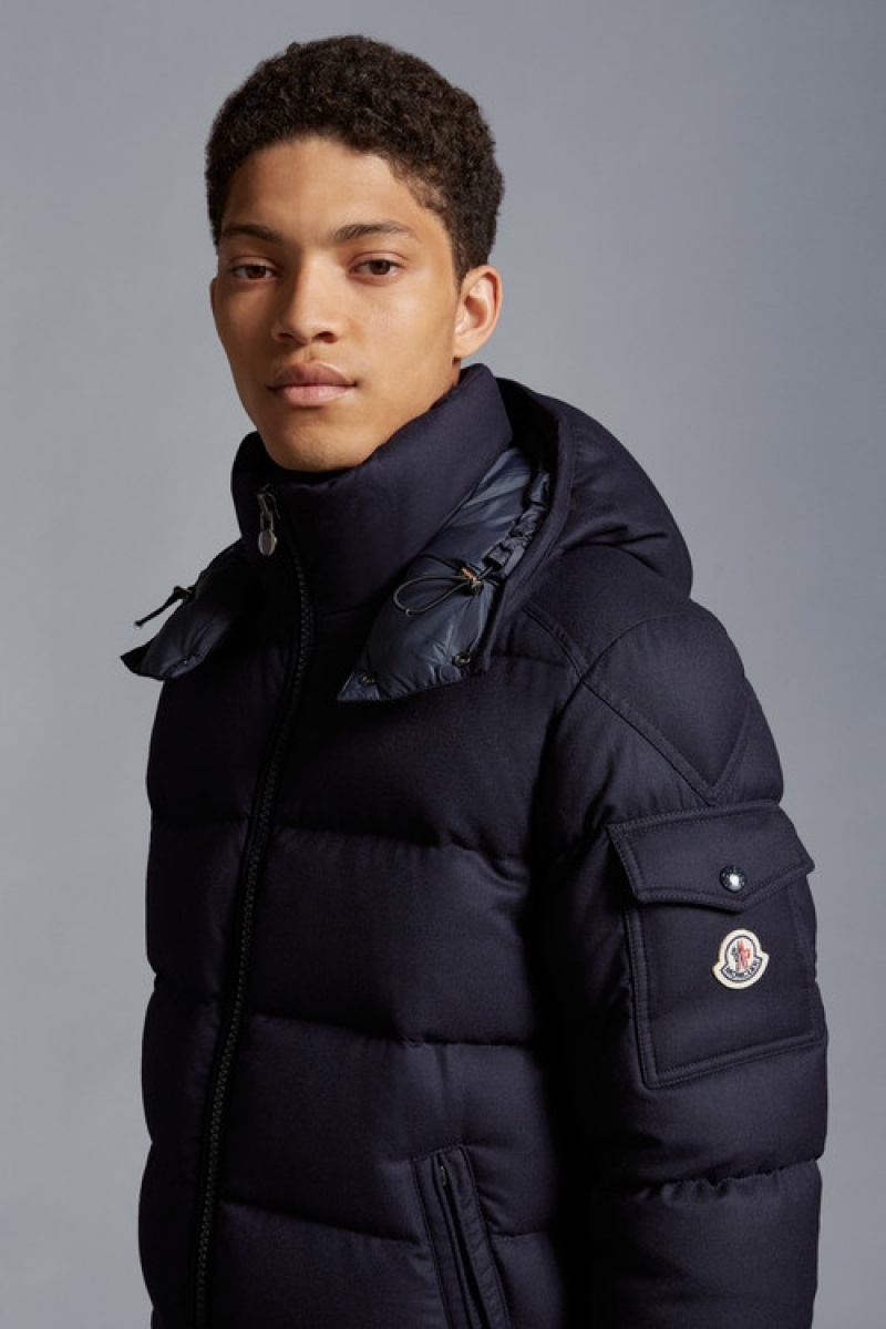 Chamarra Moncler Montgenevre Hombre Azules | GQAK-60457