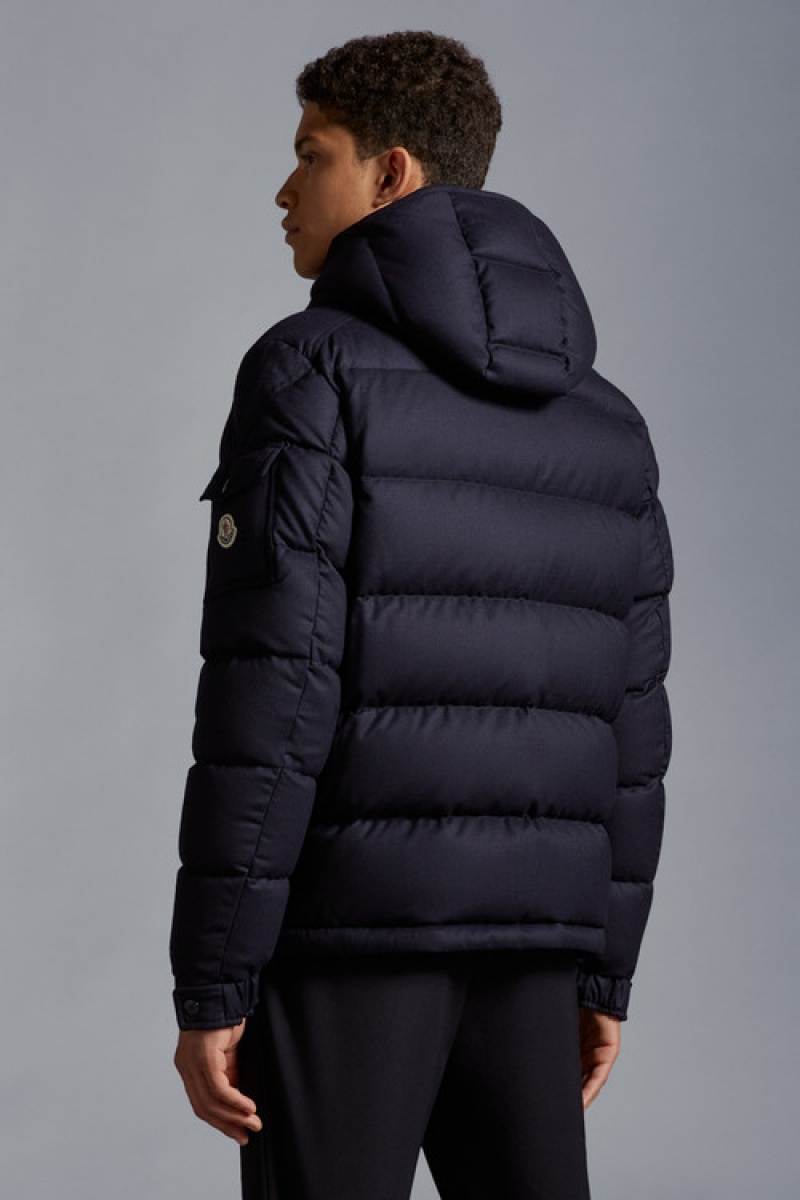 Chamarra Moncler Montgenevre Hombre Azules | GQAK-60457