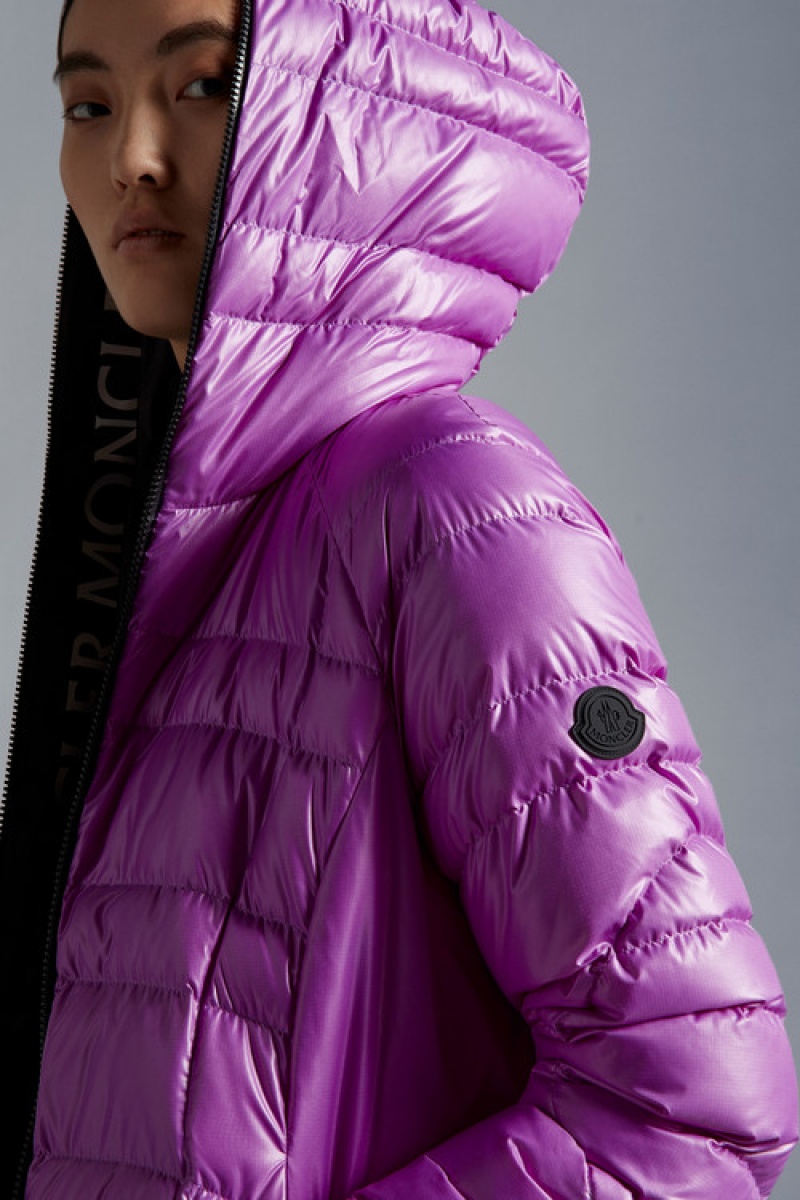 Chamarra Moncler Narlay Mujer Morados | VZDK-25819