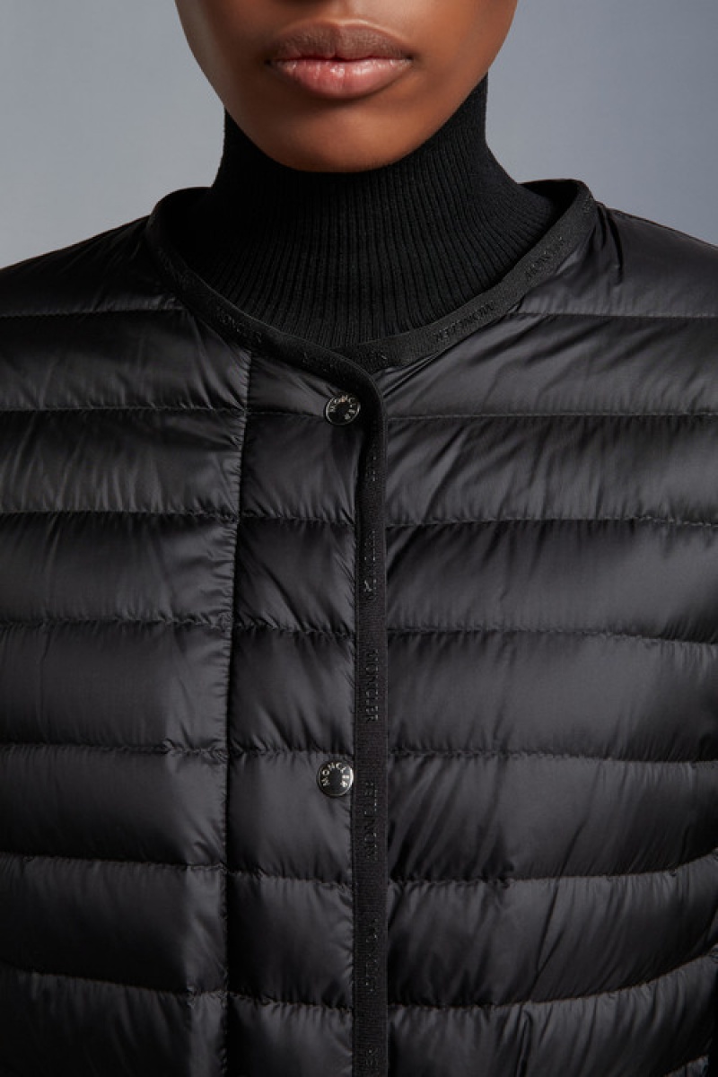 Chamarra Moncler Oredon Mujer Negros | MBLF-72158