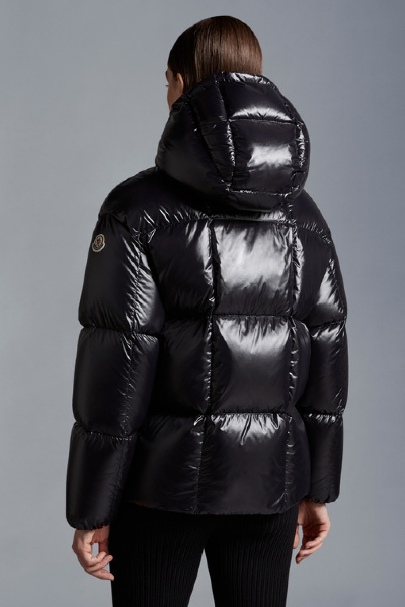 Chamarra Moncler Parana Mujer Negros | XKAO-46357