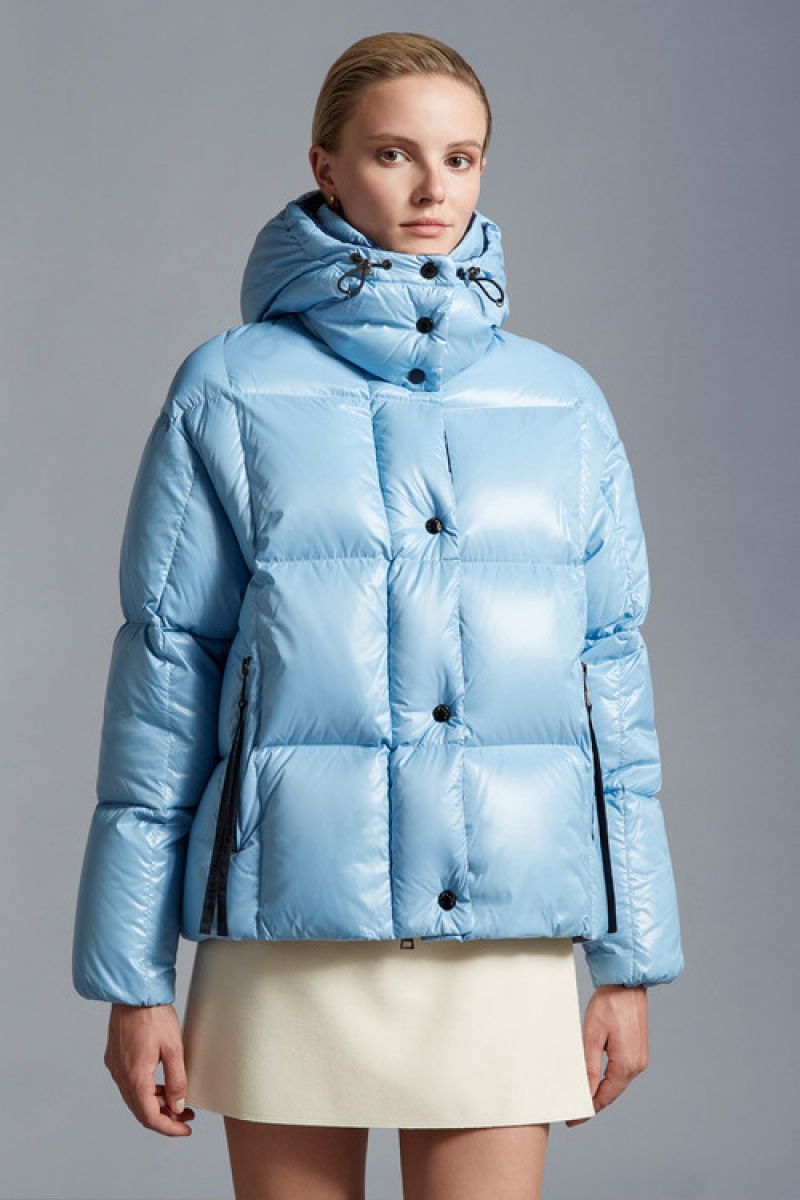 Chamarra Moncler Parana Mujer Azules | VHDQ-47813