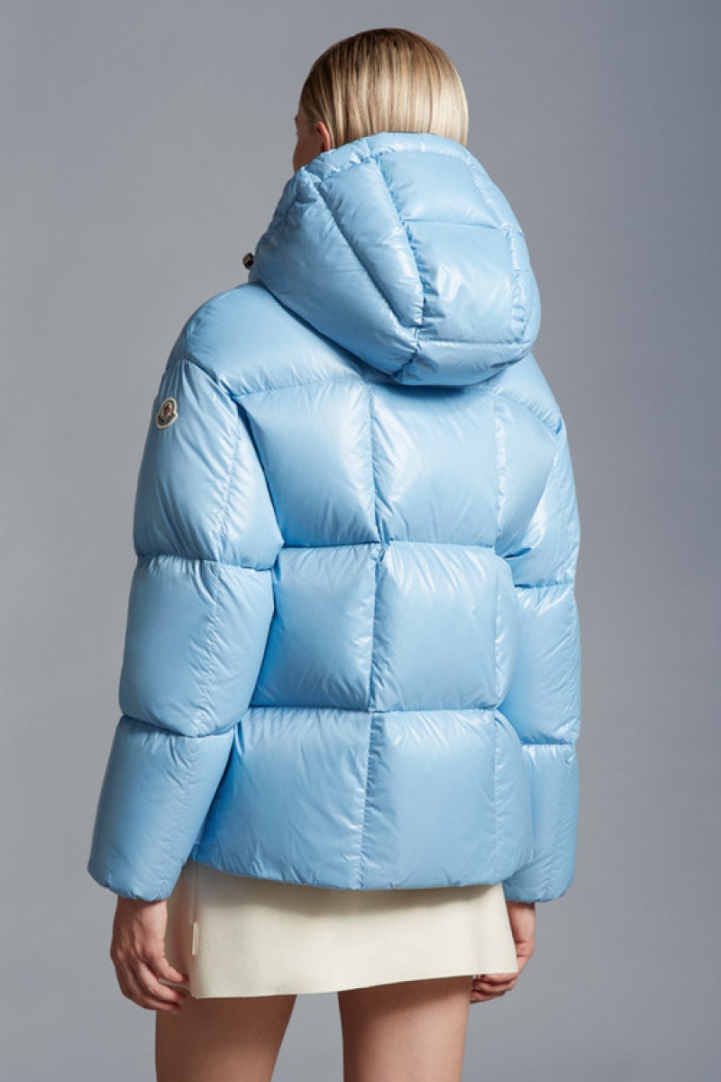 Chamarra Moncler Parana Mujer Azules | VHDQ-47813