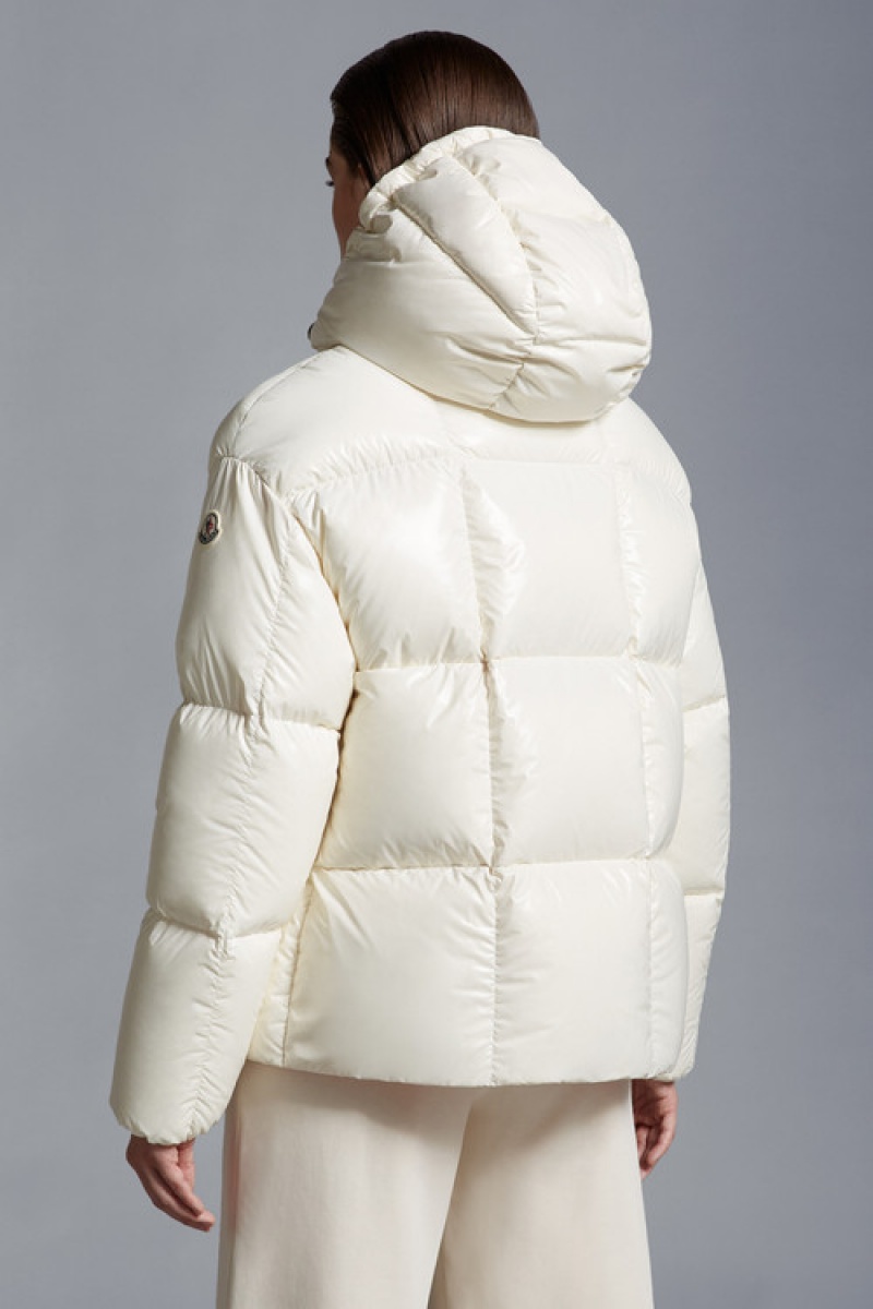 Chamarra Moncler Parana Mujer Blancos | PQWF-49150