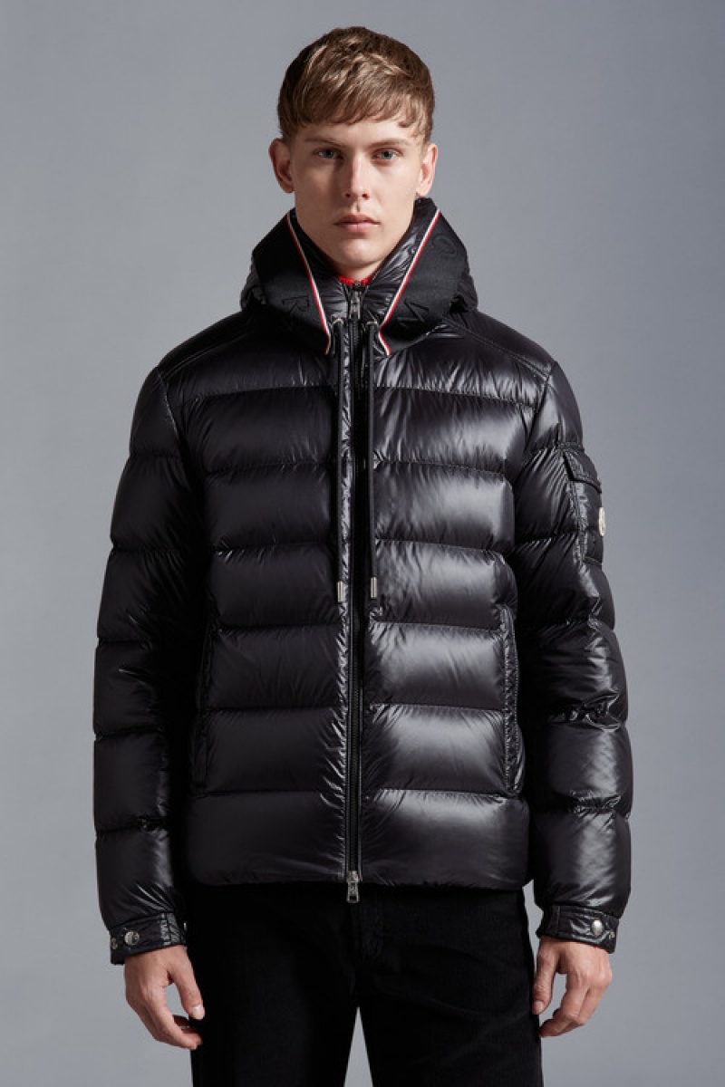 Chamarra Moncler Pavin Hombre Negros | KLCO-32475