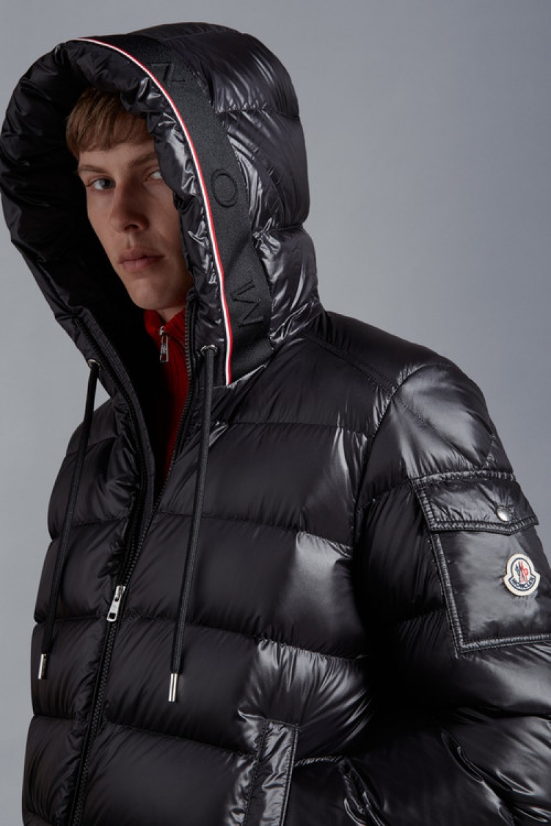 Chamarra Moncler Pavin Hombre Negros | KLCO-32475