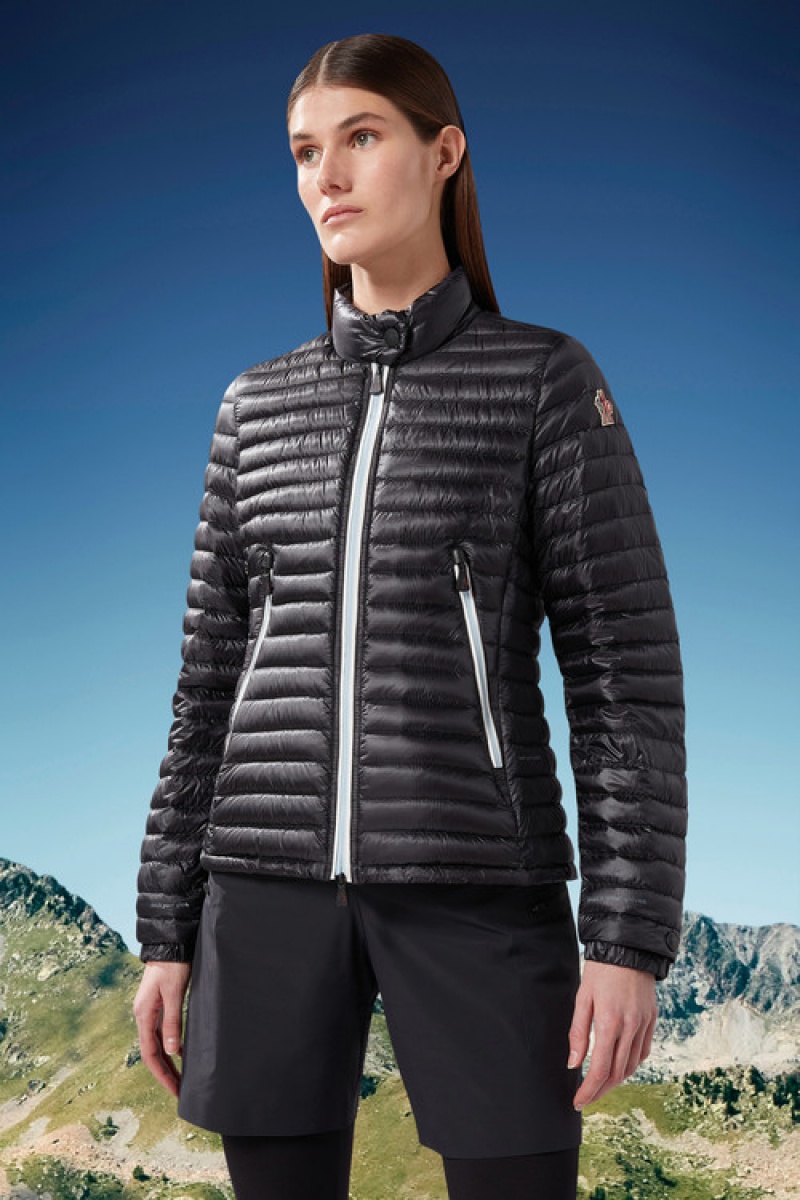 Chamarra Moncler Pontaix Mujer Negros | KTMV-96027