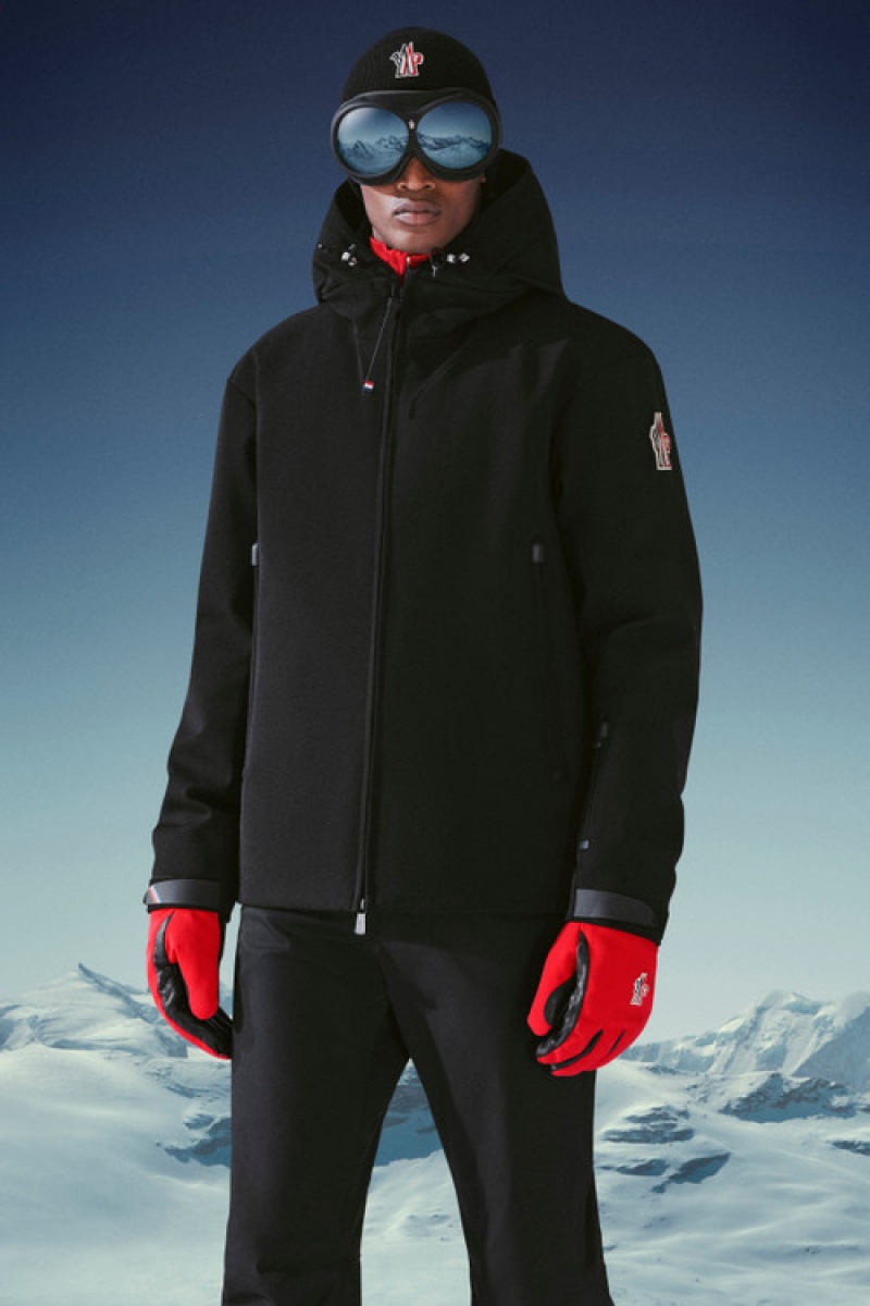 Chamarra Moncler Praz Ski Hombre Negros | LSCY-89143