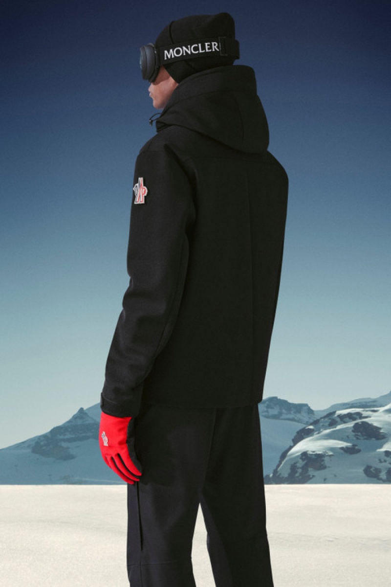 Chamarra Moncler Praz Ski Hombre Negros | LSCY-89143