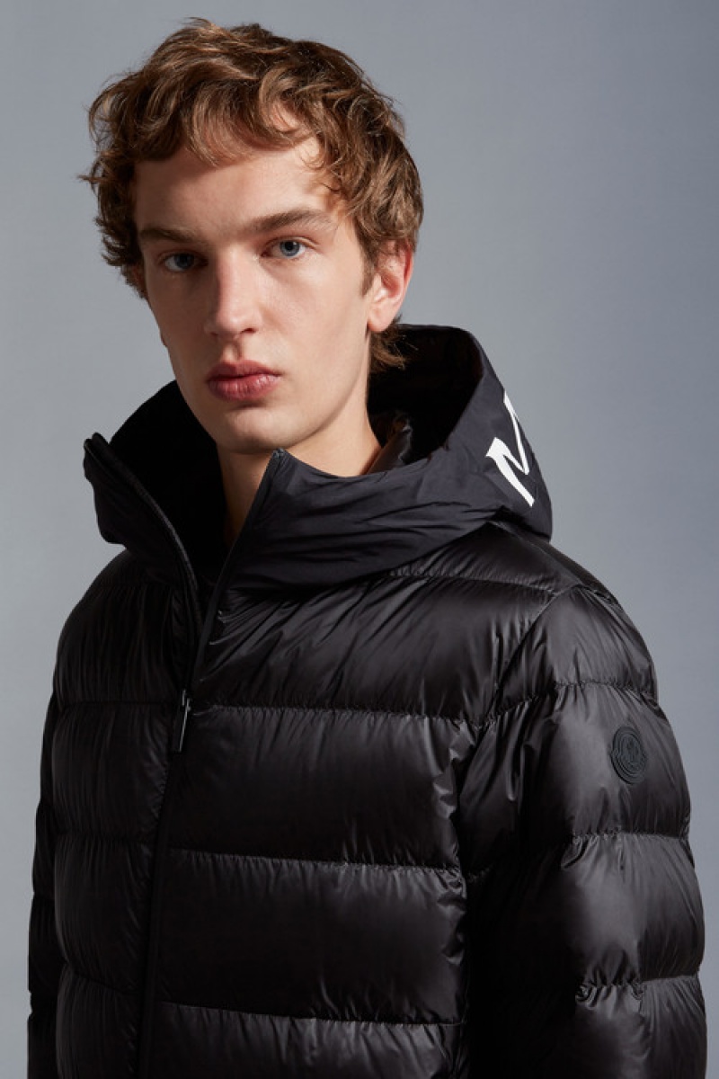 Chamarra Moncler Provins Hombre Negros | HBZX-79362