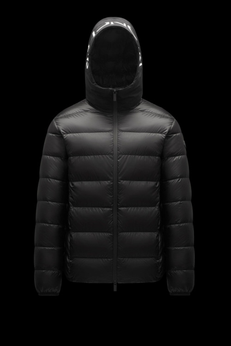 Chamarra Moncler Provins Hombre Negros | HBZX-79362