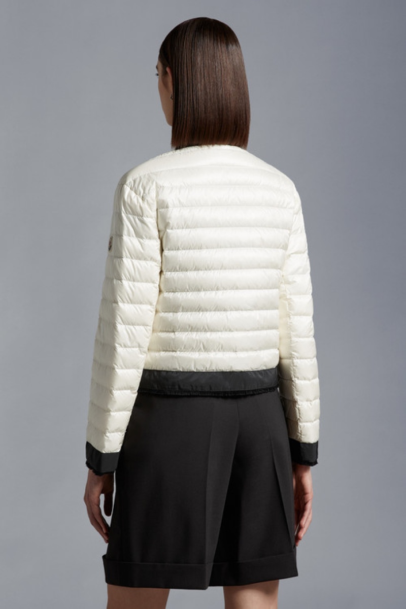 Chamarra Moncler Remoulis Mujer Blancos | VIRS-82641