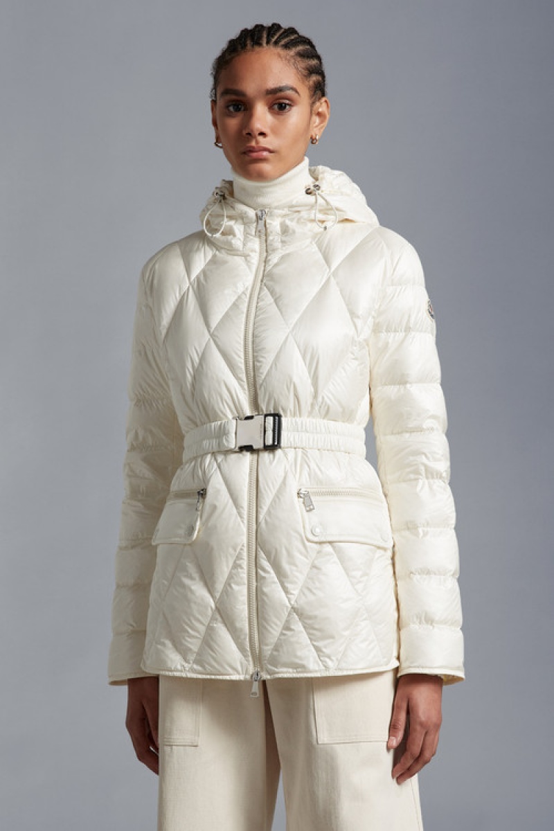 Chamarra Moncler Serignan Parka Mujer Blancos | YLBQ-74290