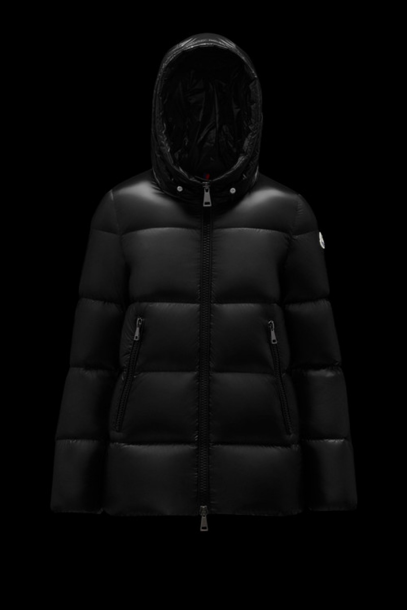 Chamarra Moncler Seritte Mujer Negros | DZXC-42097