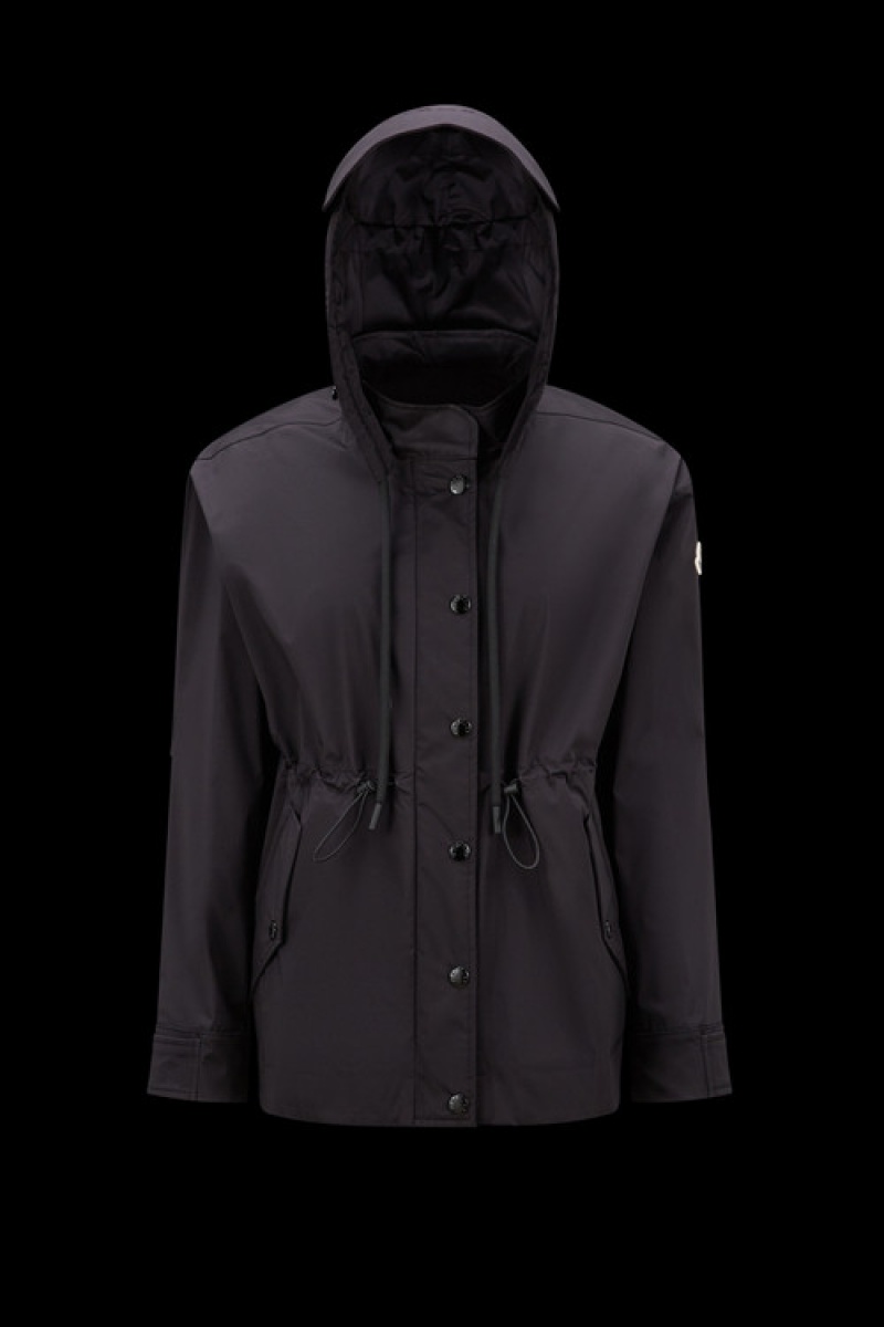 Chamarra Moncler Valiere Parka Mujer Negros | MBZO-06238