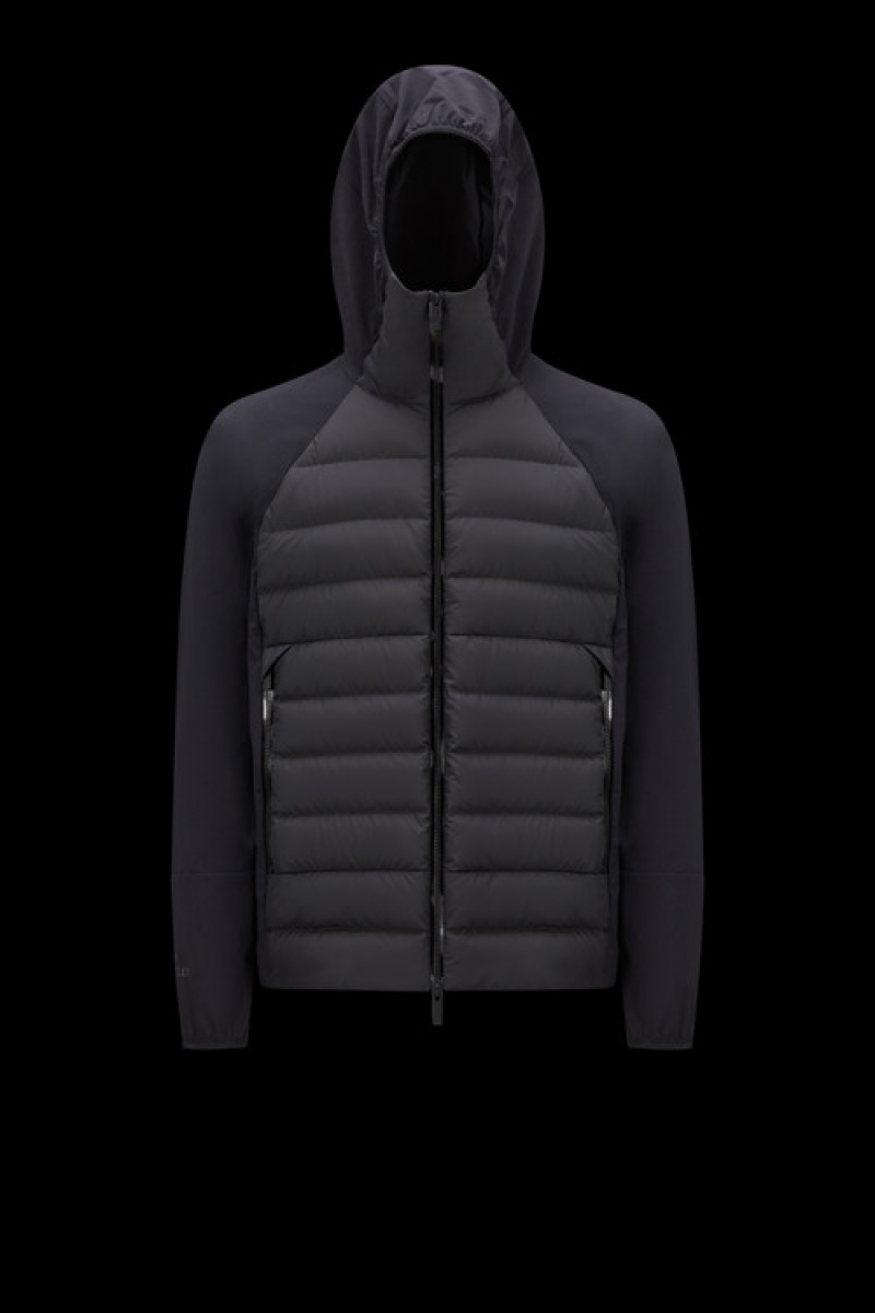 Chamarra Moncler Viaur Hombre Negros | EUZR-35792