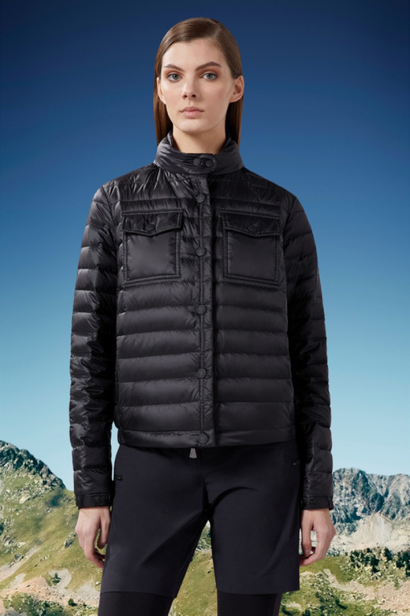 Chamarra Moncler Vinzier Mujer Negros | QUGT-69824