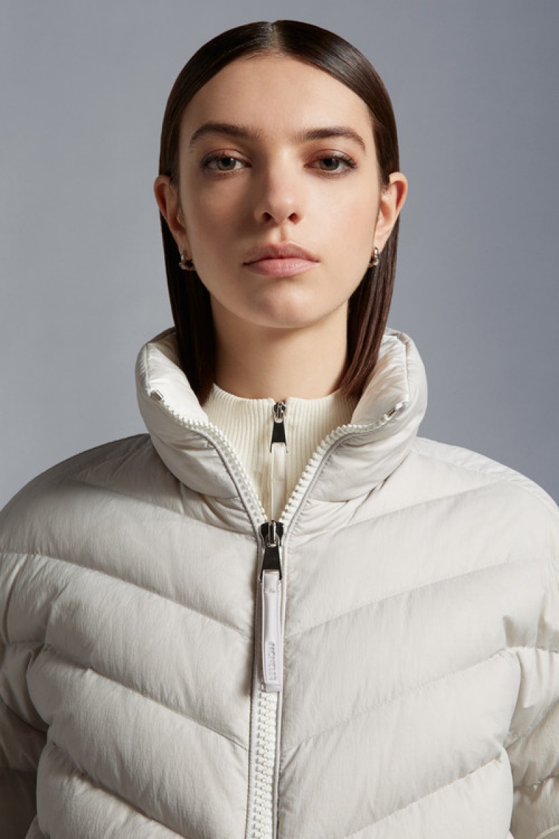 Chamarra Moncler Vonnes Mujer Grises Claro | TLYO-83016