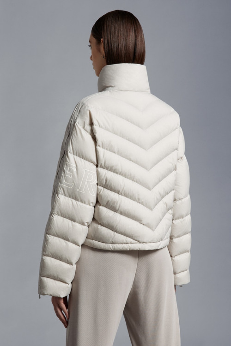 Chamarra Moncler Vonnes Mujer Grises Claro | TLYO-83016