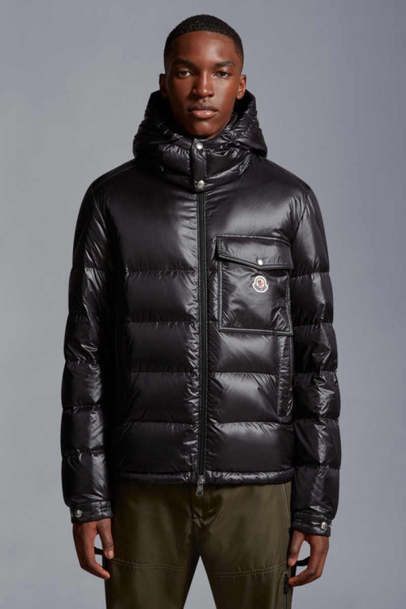 Chamarra Moncler Wollaston Hombre Negros | KEMZ-51672