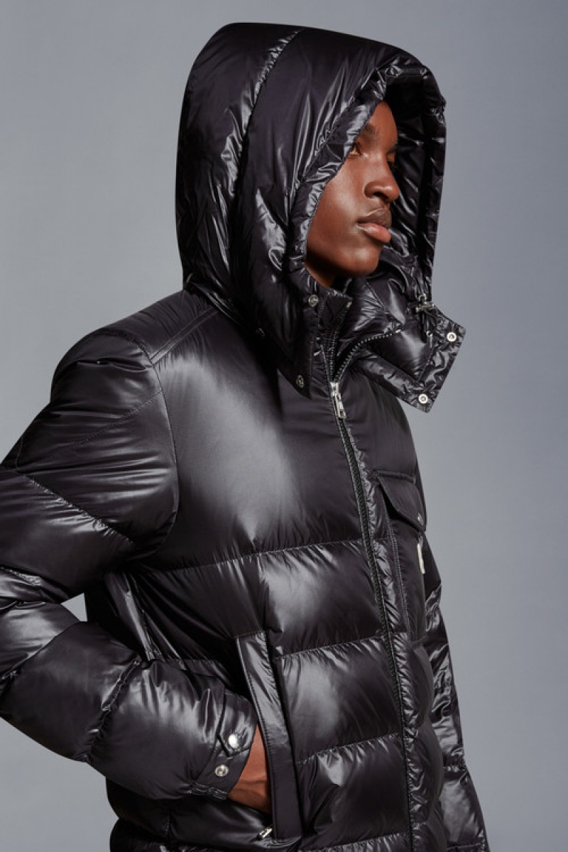 Chamarra Moncler Wollaston Hombre Negros | KEMZ-51672