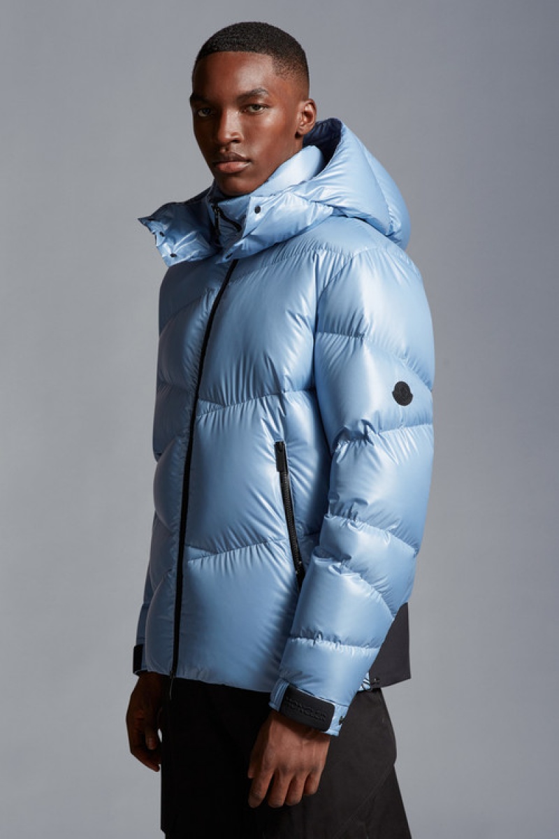 Chamarra Moncler Yonne Hombre Azules | GYNV-82709