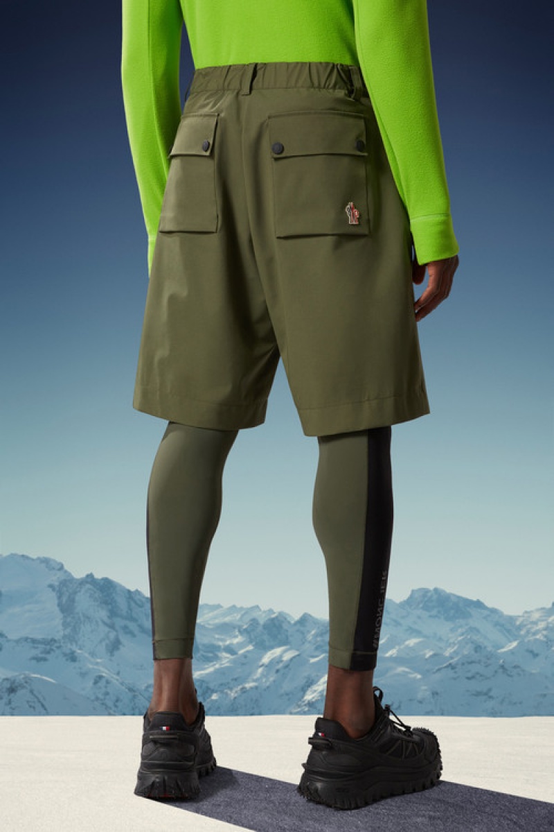 Short Moncler Bermuda Hombre Verdes Oscuro | USLP-36427