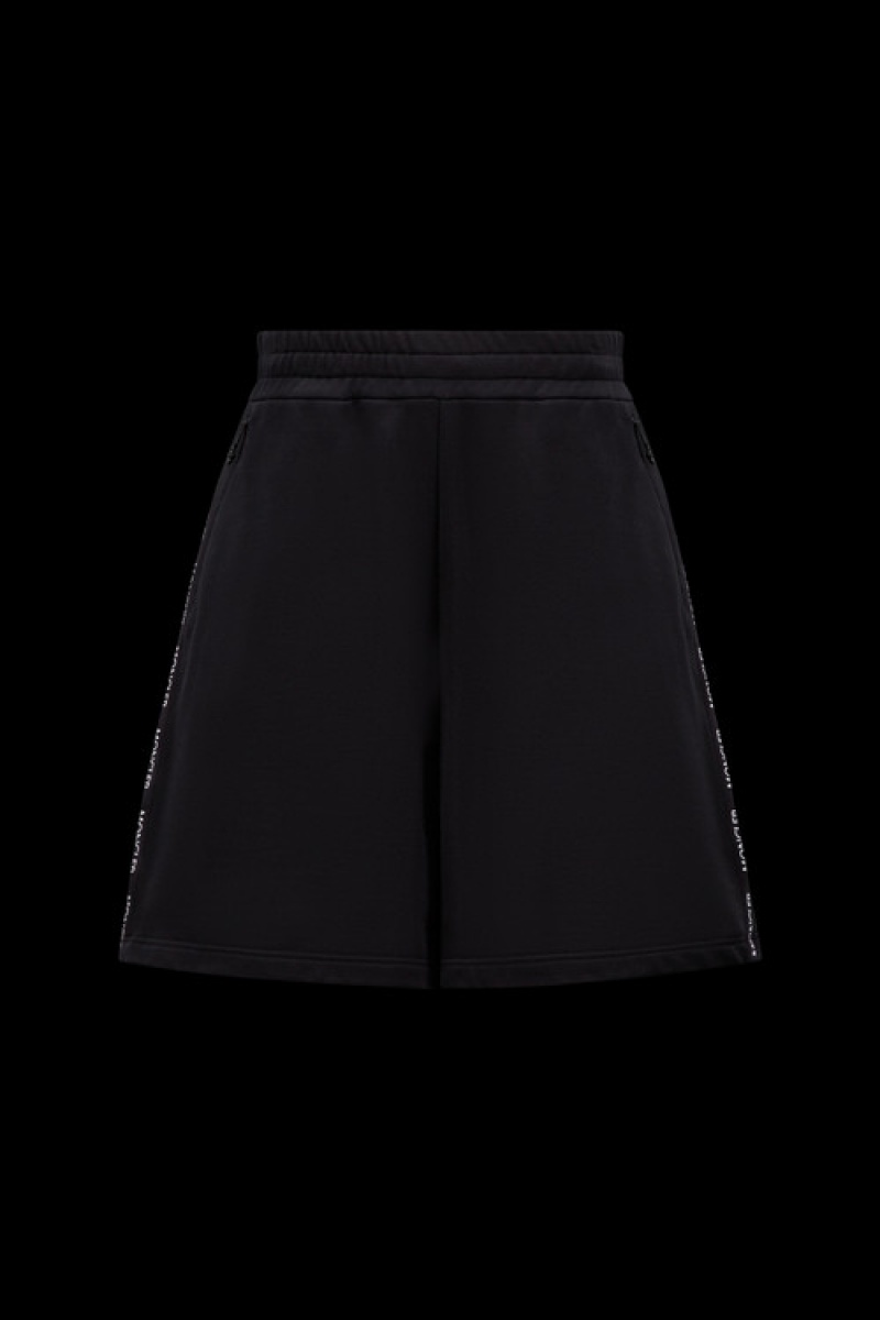 Short Moncler Fleece Hombre Negros | XOVL-27810