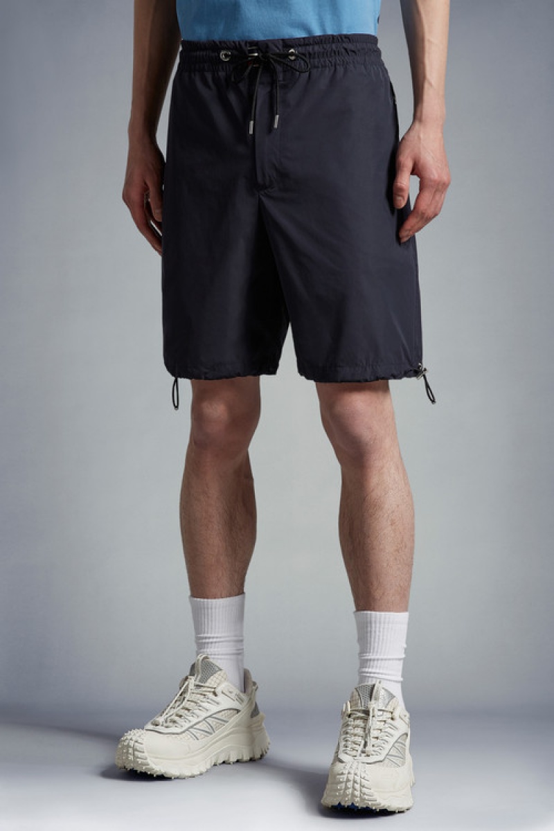 Short Moncler Hombre Azules Oscuro | EAVY-74689