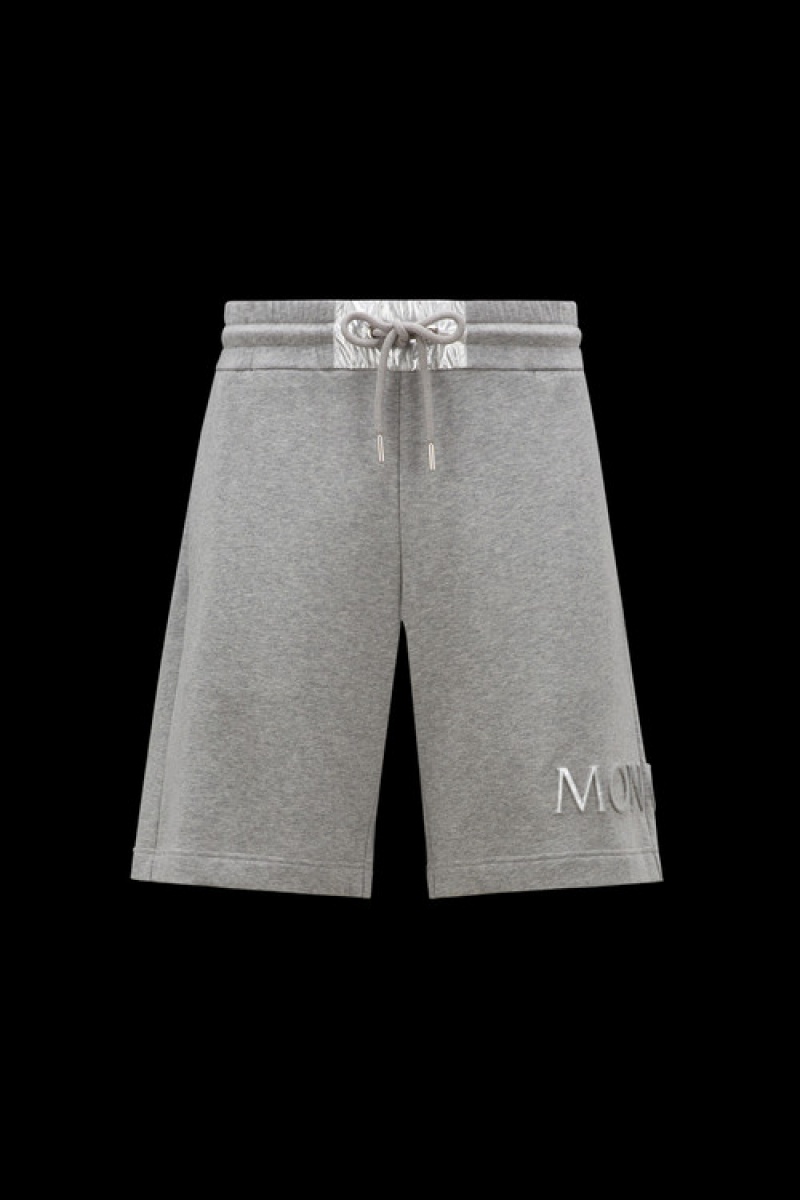 Short Moncler Logo Hombre Grises | RYKQ-74138