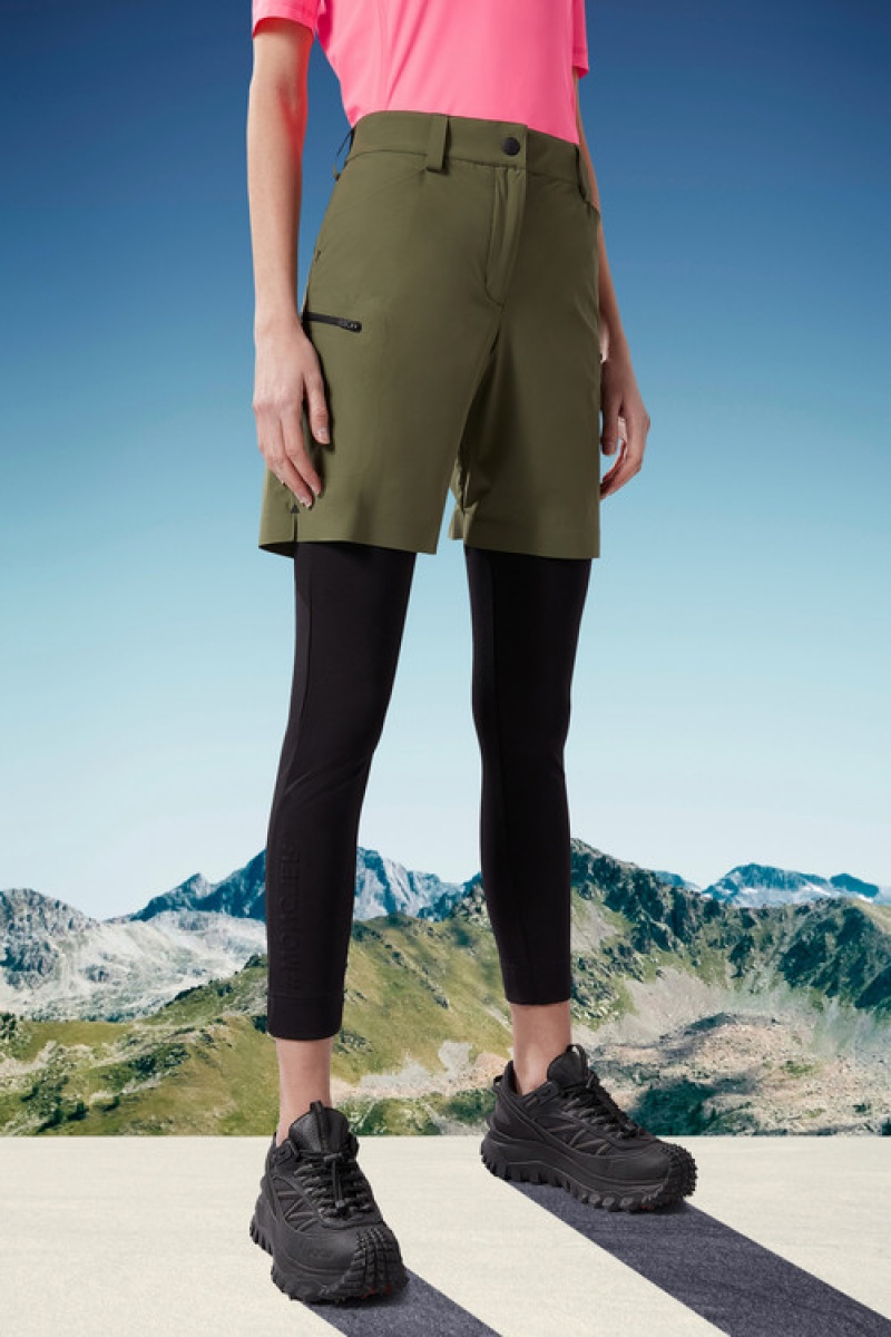 Short Moncler Mujer Verdes Oscuro | LSGU-65749